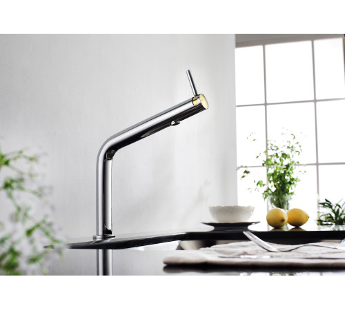 Смеситель для кухни Bravat Ozen F7354388CP-ENG, хром