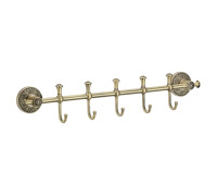 Планка с крючками Savol S-005875C, бронза