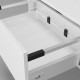 Тумба подвесная без столешницы Velvex Unit tp.UNI.60.1Y белый матовый, 60 см