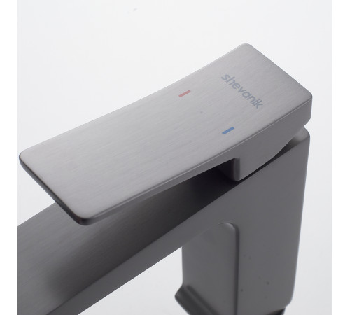 Смеситель для раковины Shevanik S4401T, оружейная сталь