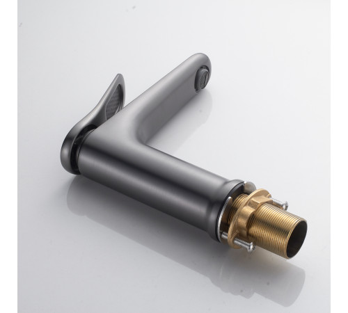 Смеситель для раковины Shevanik S4701T, оружейная сталь
