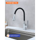 Смеситель для кухни с гибким изливом Prohanss P61.4406, хром