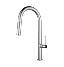Смеситель для кухни с выдвижным изливом Rivelato Asti 3972500, хром