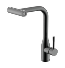 Смеситель для кухни с мультифункциональным изливом Splenka S206.49.09, графит