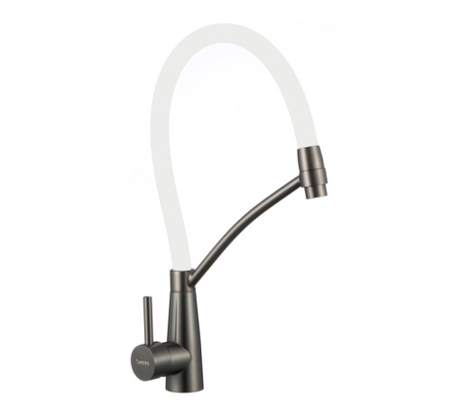 Смеситель для кухни с гибким изливом Fmark FS8255Q-02, графит