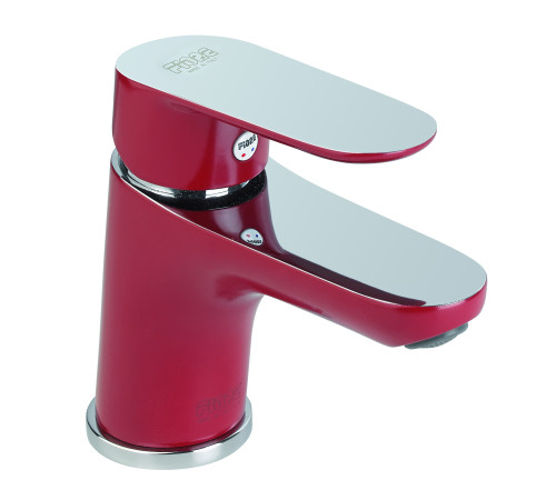 Смеситель для раковины Fiore KEVON CHIC 81RX8120, хром/красный