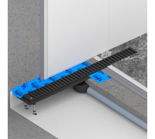Душевой лоток TIMO Drain System DS230108/03, черный