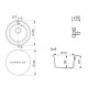 Кухонная мойка Ulgran Quartz Nora 485-08, космос