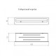 Полка Grocenberg AC0085NK, никель