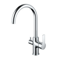 Смеситель для кухни с подключением фильтра Esko Kitchen K27, хром