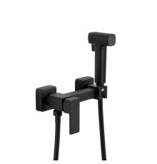 Гигиенический душ со смесителем FRAP F7591-6, черный