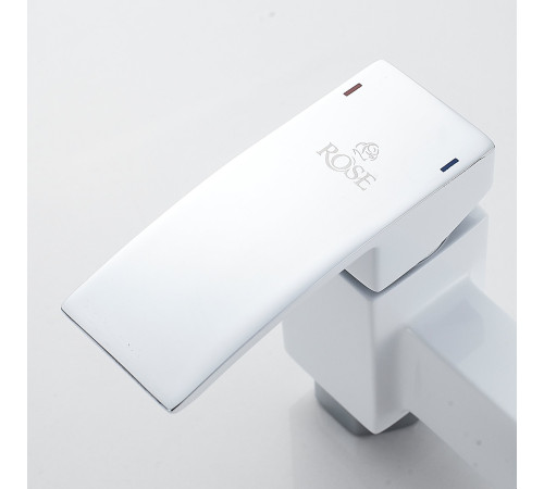 Гигиенический душ со смесителем Rose R1505F-1, белый/хром