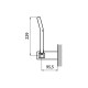 Душевой гарнитур Webert Shower Set AC0114015, хром