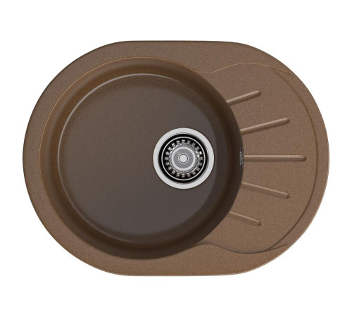 Кухонная мойка GranFest RONDO 580L, терракот