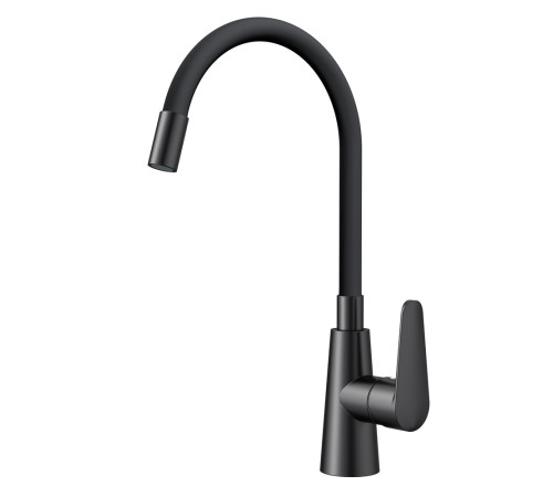 Смеситель для кухни с гибким изливом ESKO K48GMB, графит