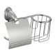 Держатель для туалетной бумаги и освежителя Savol S-L03151, хром