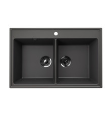 Кухонная мойка Ulgran Quartz Ruma 780-09, мокрый асфальт