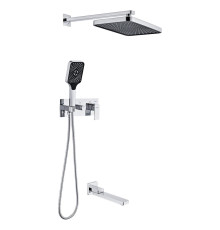 Душевая система встраиваемая Fmark FS8750-3A, хром