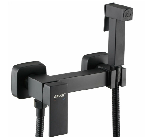 Гигиенический душ со смесителем Savol S-FXQ005H, черный