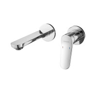 Смеситель для раковины встраиваемый Shevanik S4341, хром