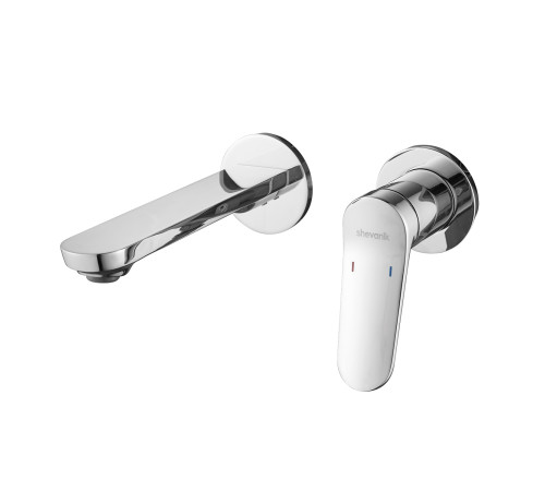 Смеситель для раковины встраиваемый Shevanik S4341, хром