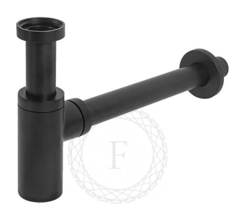 Сифон для раковины FILARETE FL70BL, черный