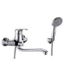 Смеситель для ванны BRAVAT F6804935CP-LB-SW, хром
