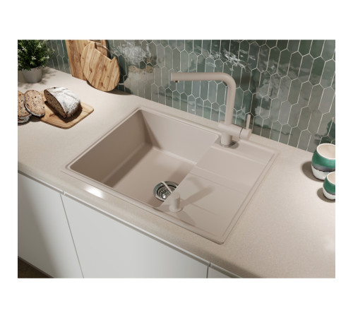 Кухонная мойка Grandex Aqua Topline 600313, бежевый