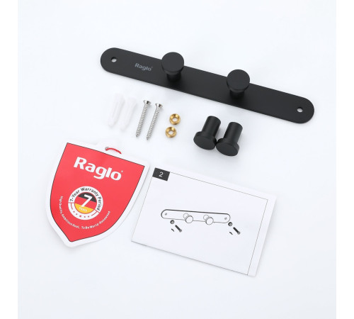Крючок для ванной комнаты Raglo R300.054.06, черный