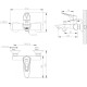 Смеситель для ванны Bravat Drop-D F648162C-01, хром