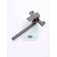 Смеситель для ванны Prohanss P62.22.09, графит