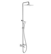 Душевая система с термостатом BRAVAT F6813944CP-A-SW, хром