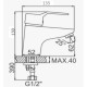 Смеситель для раковины D-Lin D110403-6, хром