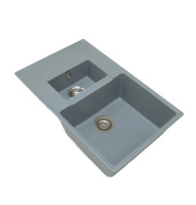 Кухонная мойка Grandex Aqua Topline 600112, серый