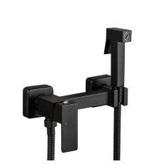 Гигиенический душ со смесителем FRAP F7504-6, черный