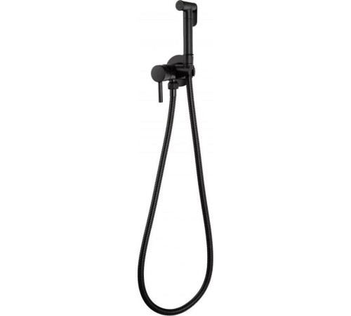 Гигиенический душ со смесителем встраиваемый FILARETE Roun FL100BL, черный