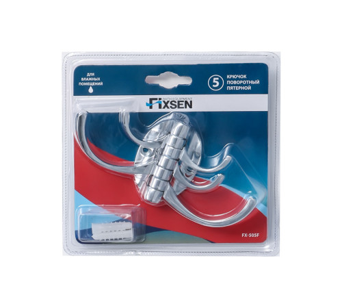Крючок для ванной FIXSEN EQUIPMENT FX-505F, хром