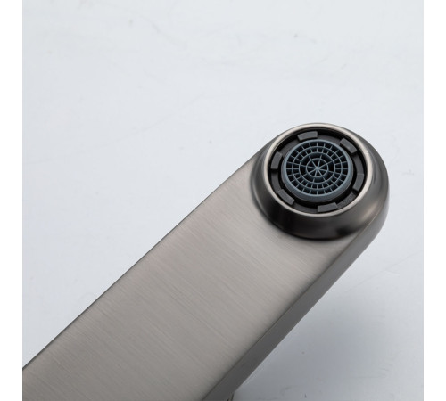 Смеситель для раковины Gappo G1010-9, оружейная сталь