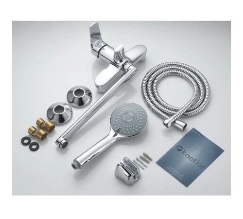 Смеситель для ванны Knotlor KN-13, хром