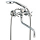 Смеситель для ванны FRUD R22118-7, хром/белый