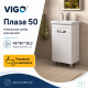 Тумба с раковиной напольная VIGO Плаза 656-com, 50 см