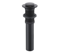 Донный клапан Bravat P6443BW-ENG, черный