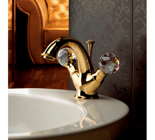 Смеситель для раковины Webert Karenina KA700102010, золото