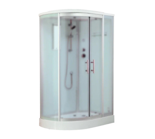 Душевая кабина Timo Standart Silver Fabric T-6602SRF, 120x85x220