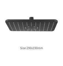 Верхний душ Rose RH32H, черный