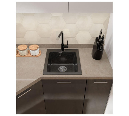Кухонная мойка GranFest PRACTIK 505, черный