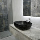 Раковина чаша Maretti FL13NS25-560MR, черный мрамор