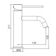 Смеситель для раковины Frap F10807-6, черный