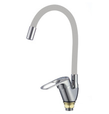 Смеситель для кухни с гибким изливом Fmark FM4104-04, хром