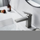 Смеситель для раковины Rose R2801T, оружейная сталь